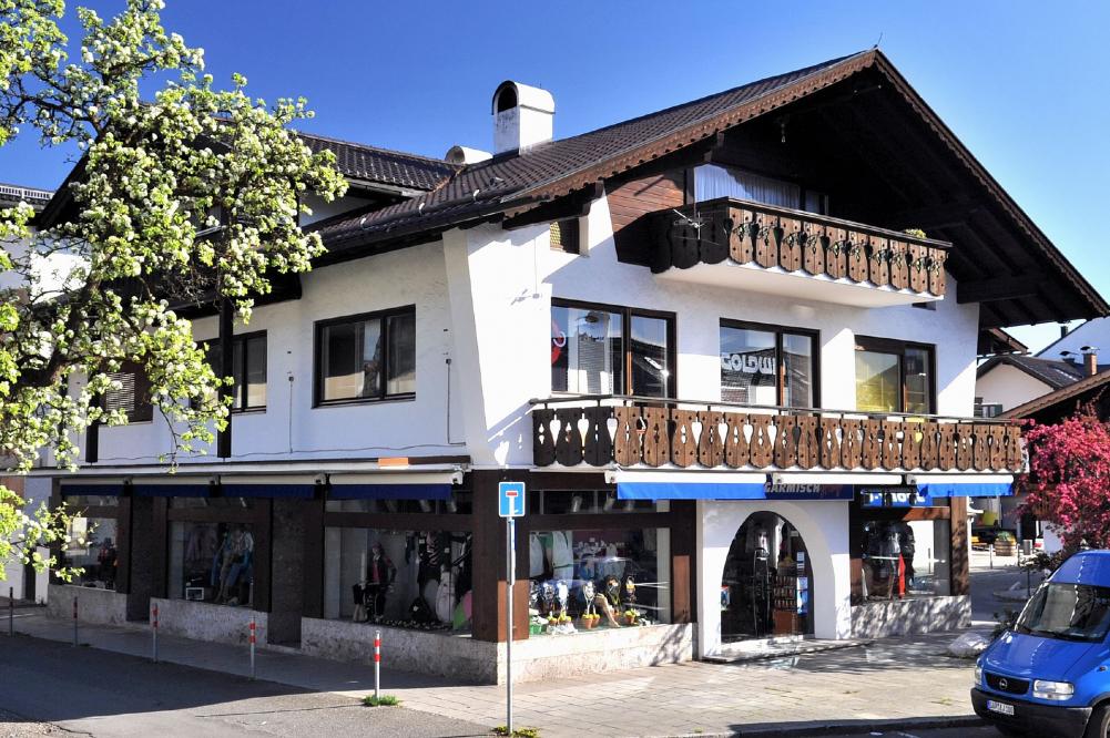 Unser Geschäft in Garmisch in der Bankgasse 7